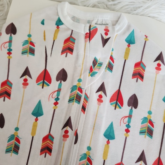 2-PK SLEEPING BABY Zipadee-Zip Sleeping Sack Cotton 3M-6M Extra Small Arrows NEW - Picture 10 of 16